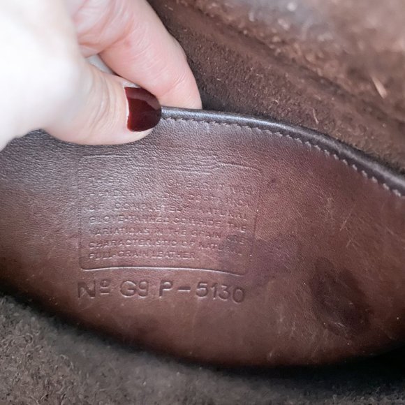 Coach 90s Vintage Brown Leather Station Crossbody Bag 5130 Costa Rica 1999 - Picture 8 of 12